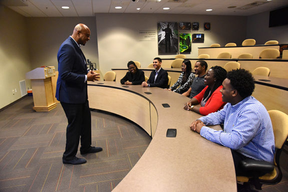GEM Fellows in a classroom